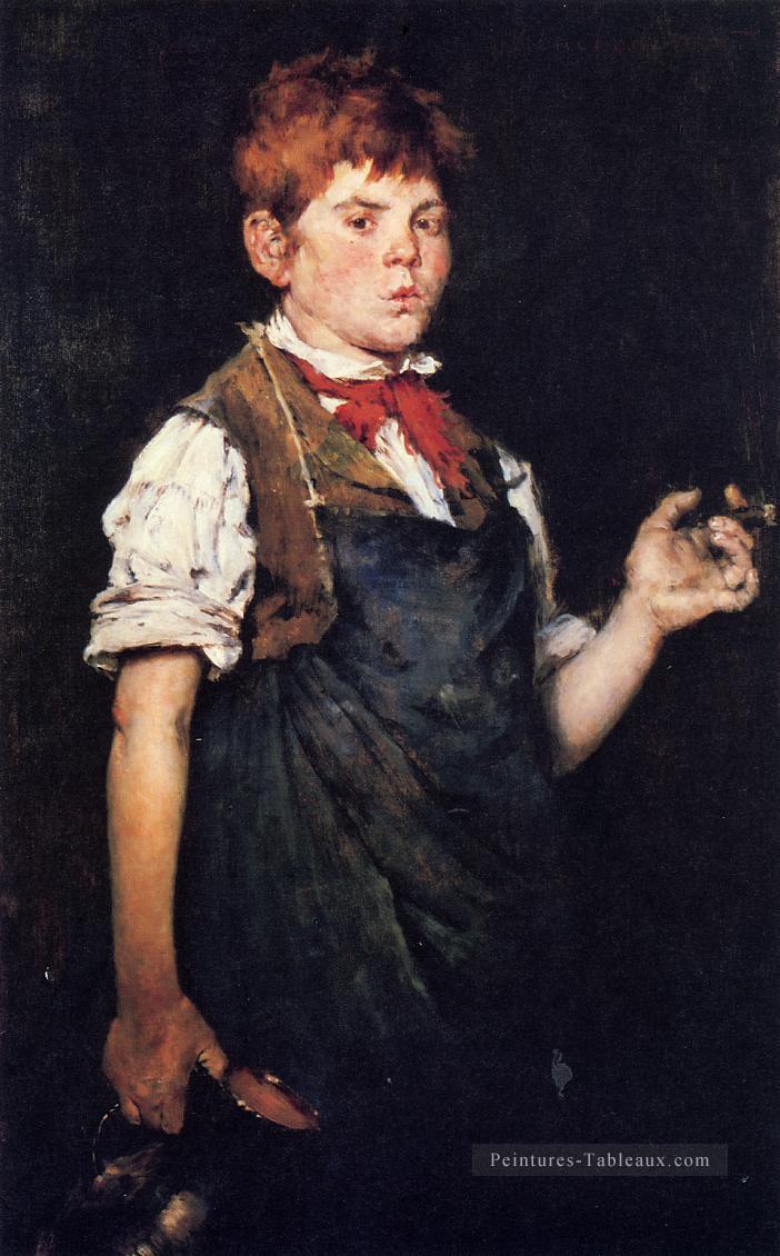 L’apprenti alias Boy Fumer William Merritt Chase Peintures à l'huile